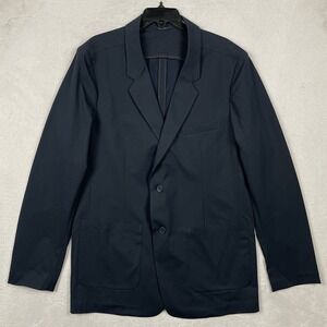 Ministry of Supply Kinetec Blazer Mens 2XL Blue Stretch Water Repellent Jacket